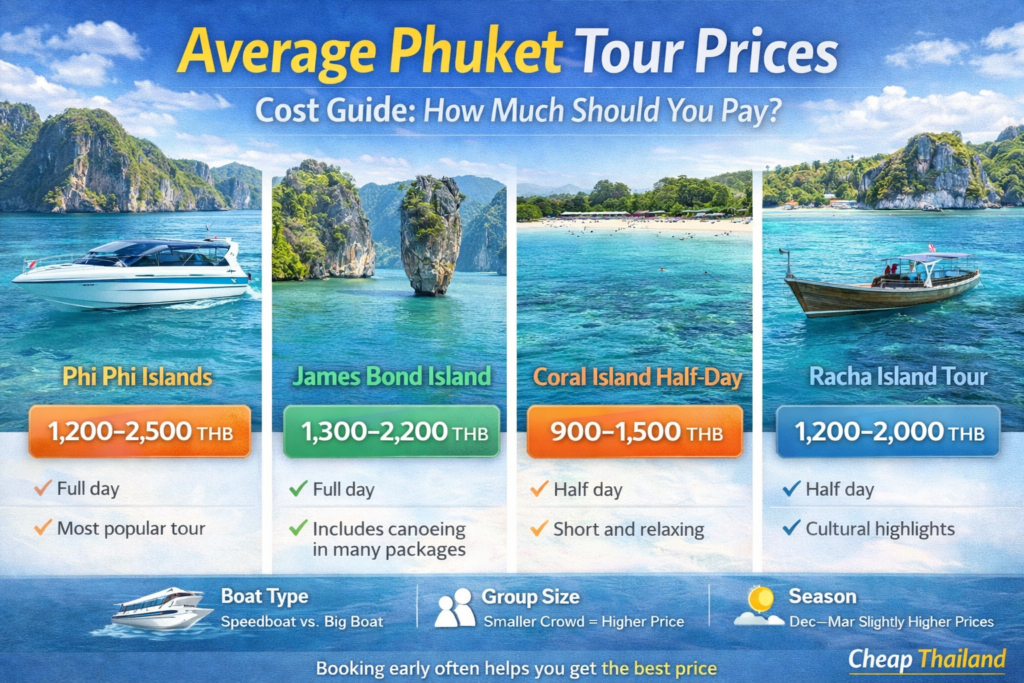 Phuket Tours Prices: How Much Do Popular Tours Cost in 2026?