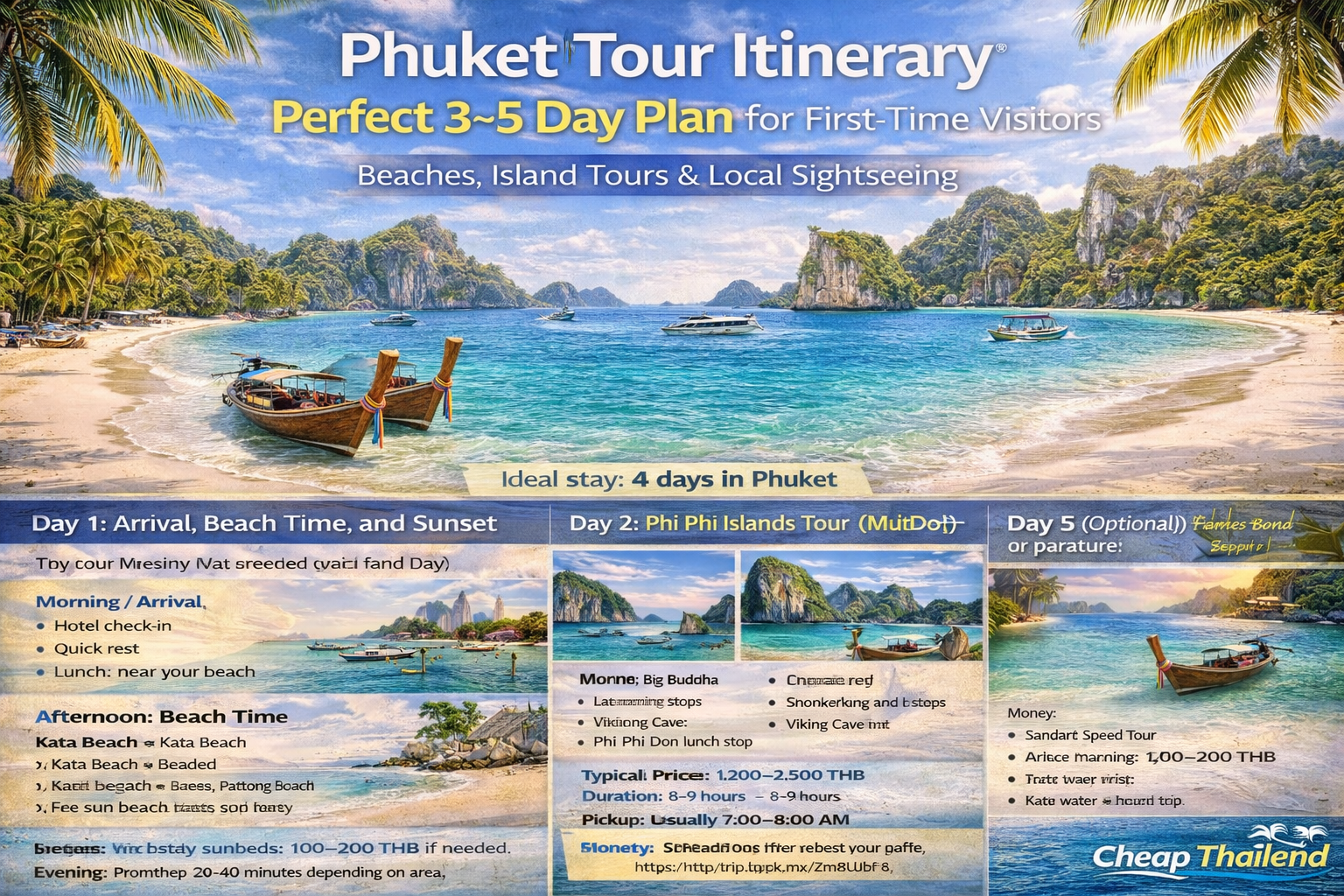 Phuket Tour Itinerary: Perfect 3–5 Day Plan for First-Time Visitors