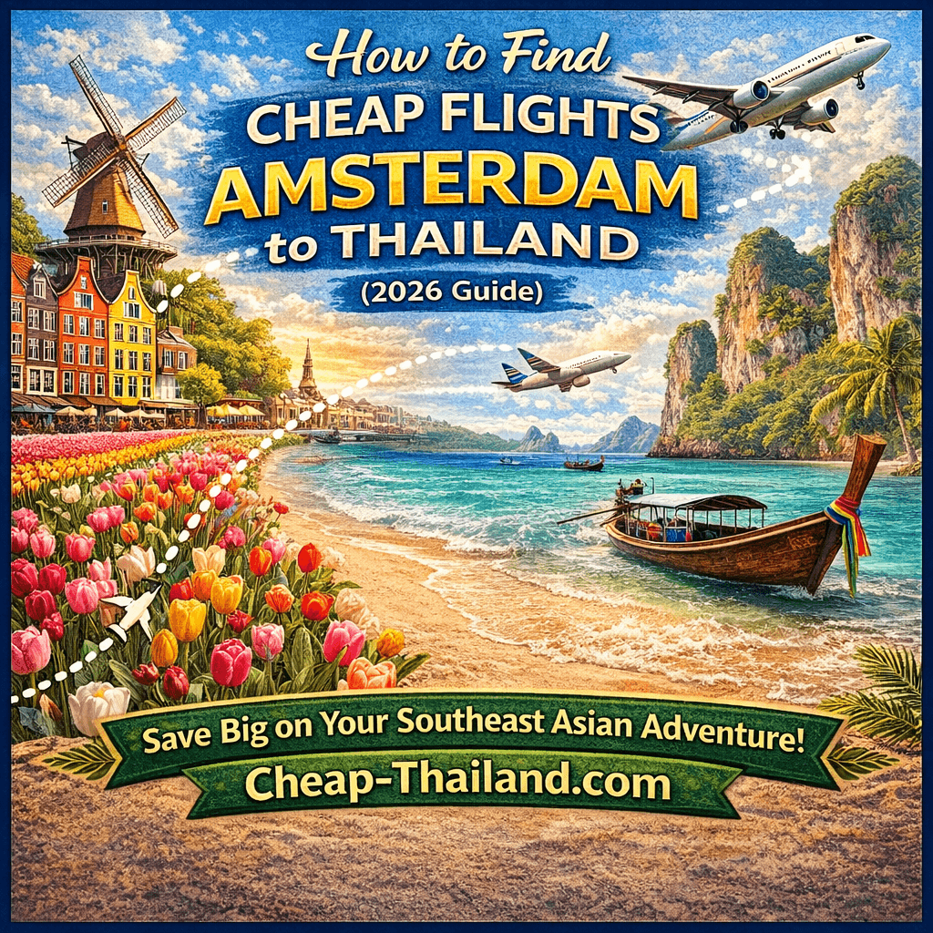 How to Find Cheap Flights from Amsterdam to Thailand (2026 Guide)