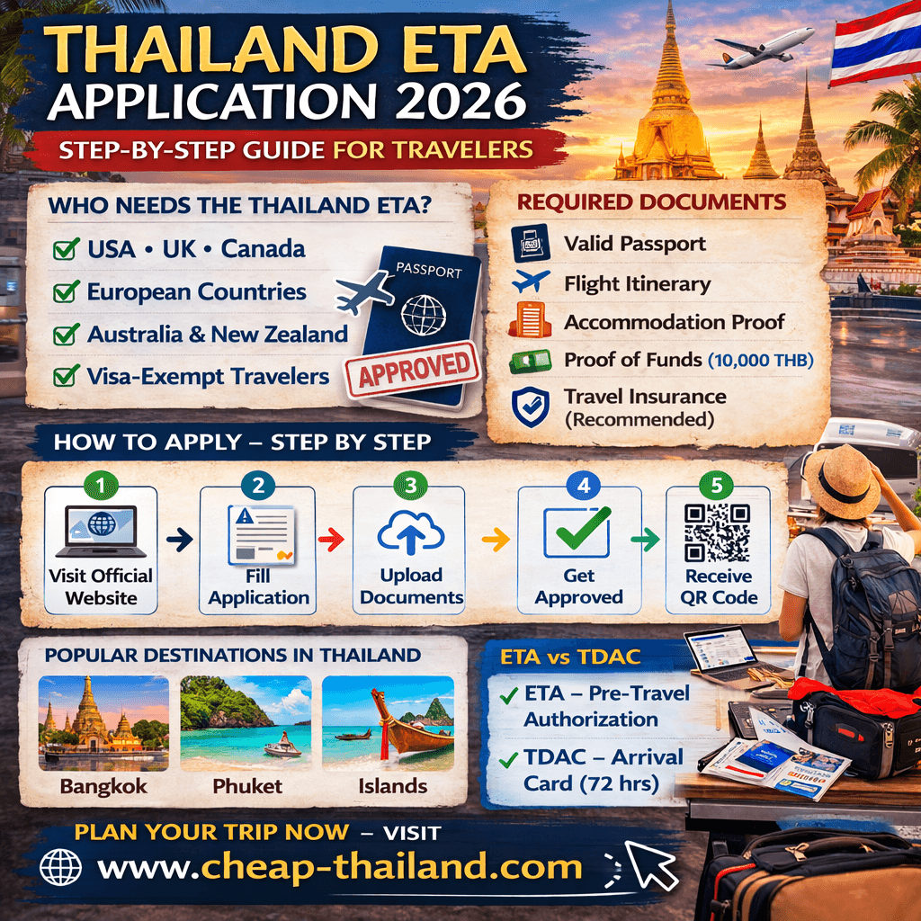 Thailand ETA Application 2026 Step-by-Step Guide for Travelers