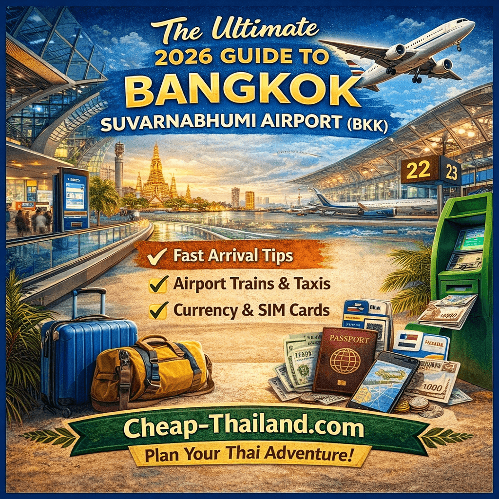 The Ultimate 2026 Guide to Bangkok Suvarnabhumi Airport (BKK)