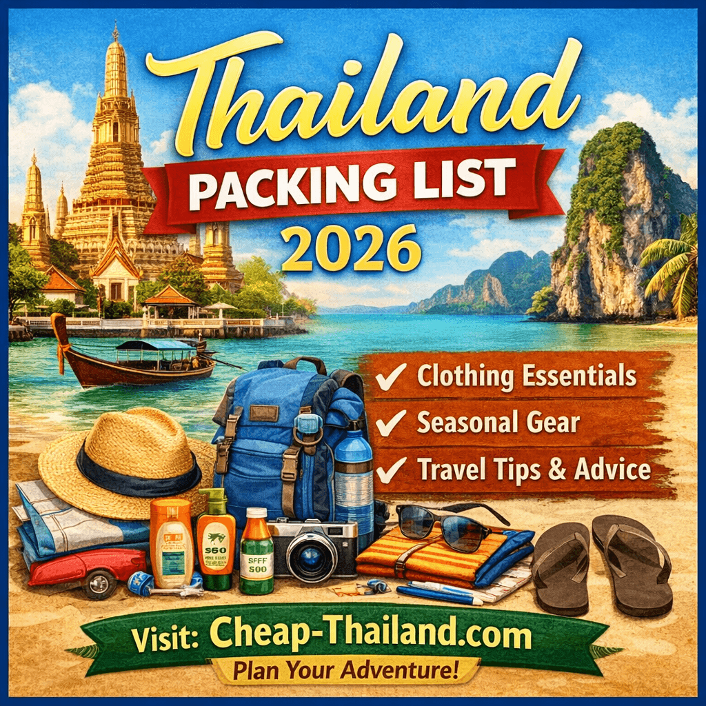 The Ultimate 2026 Thailand Packing List What to Bring & What to Leave Behind
