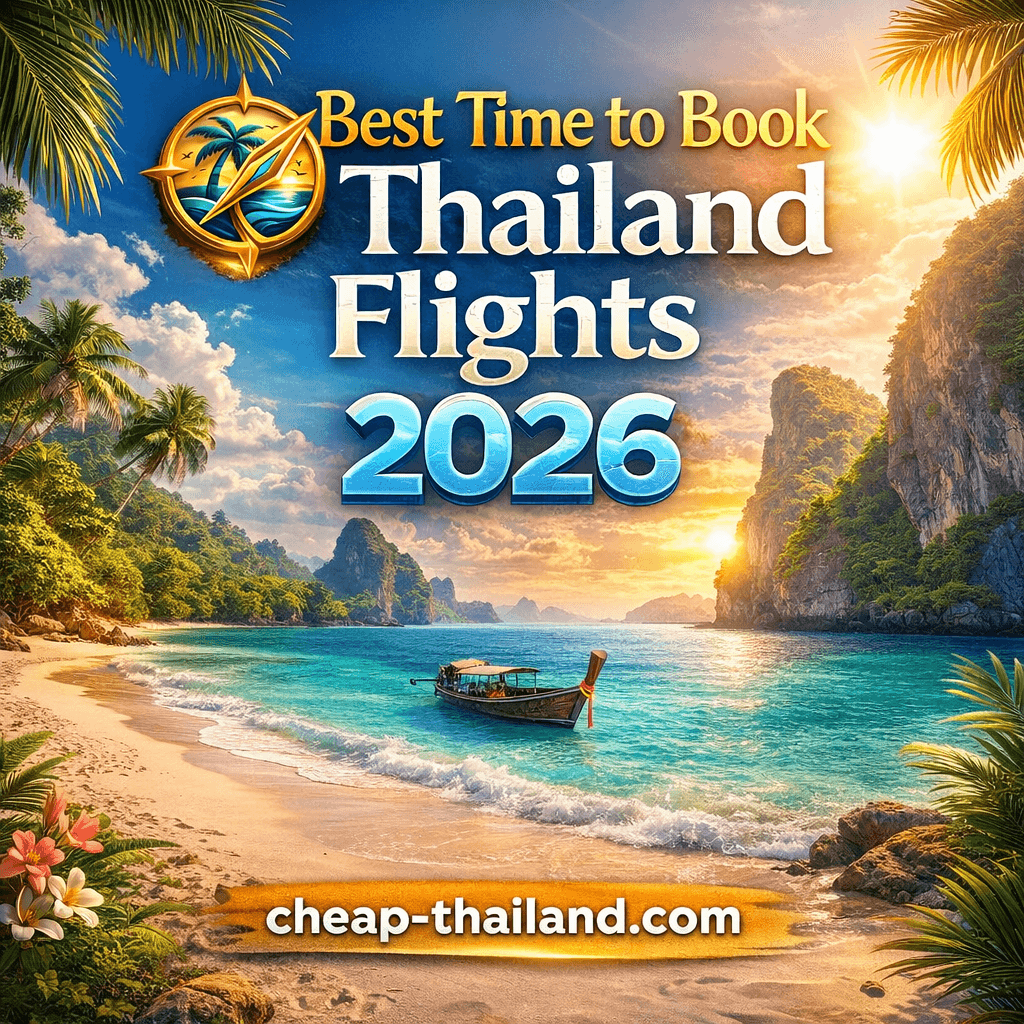 Best time to book Thailand flights 2026 cheap travel deals