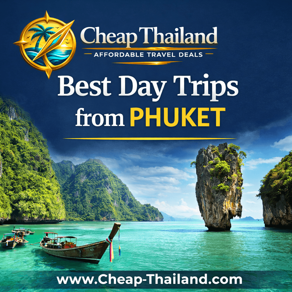 Best day trips from Phuket including Phi Phi Islands and James Bond Island