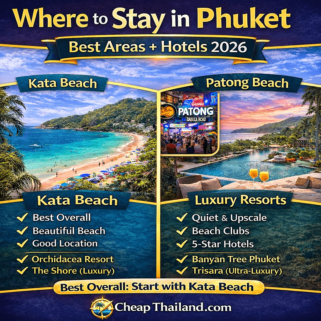Where to stay in Phuket? Discover the best areas, hotels,